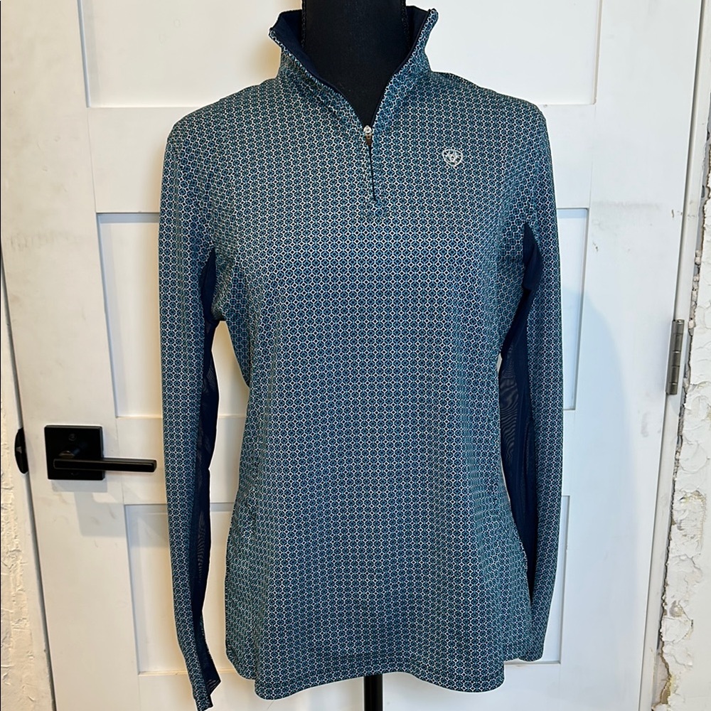 Ariat Long Sleeve Sunshirt Zip Medium